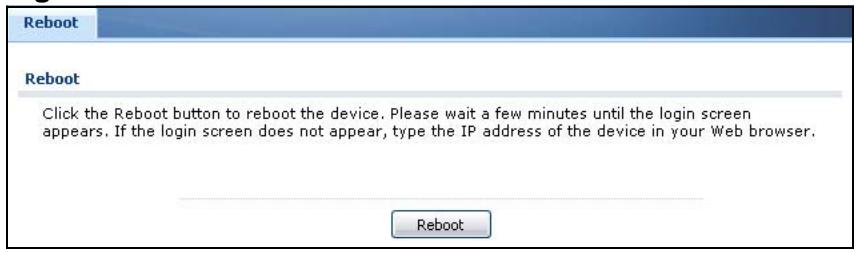 ZYXEL ZYWALL USG 20 - The Reboot Screen - 1