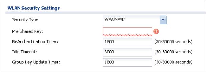 ZYXEL ZYWALL USG 20 - WLAN Add/Edit: WPA-PSK/WPA2-PSK Security - 1
