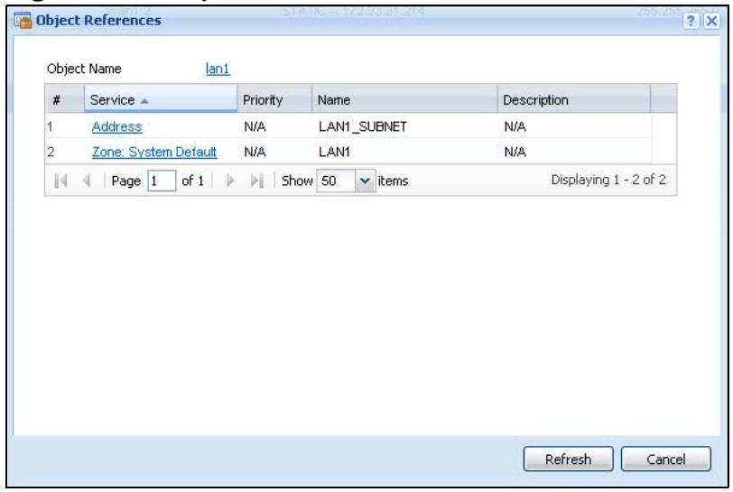 ZYXEL ZYWALL USG 20 - Object References - 1