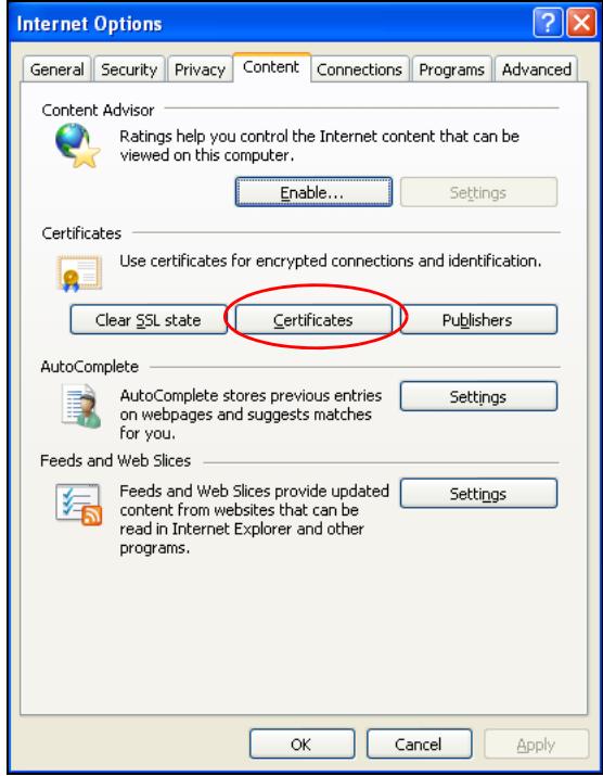 ZYXEL ZYWALL USG 20 - Wireless Clients Import the ZyWALL's Certificate - 1