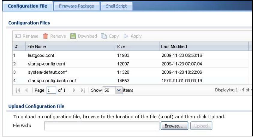 ZYXEL ZYWALL USG 20 - Configuration File Flow at Restart - 1