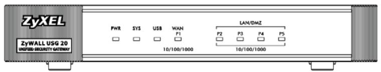 ZYXEL ZYWALL USG 20 - User's Guide - 1