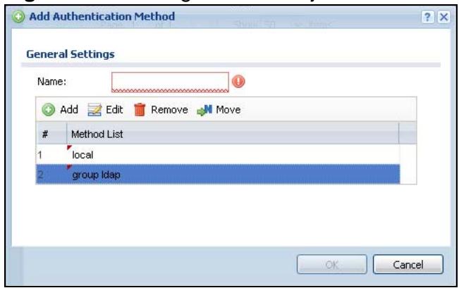 ZYXEL ZYWALL USG 20 - Creating an Authentication Method Object - 1