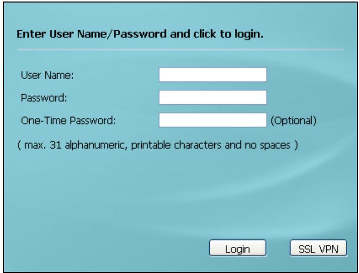 ZYXEL ZYWALL USG 20 - Web Configurator Access - 1