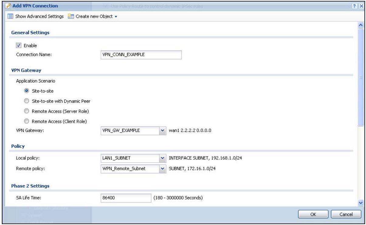 ZYXEL ZYWALL USG 20 - Set Up the VPN Connection - 2