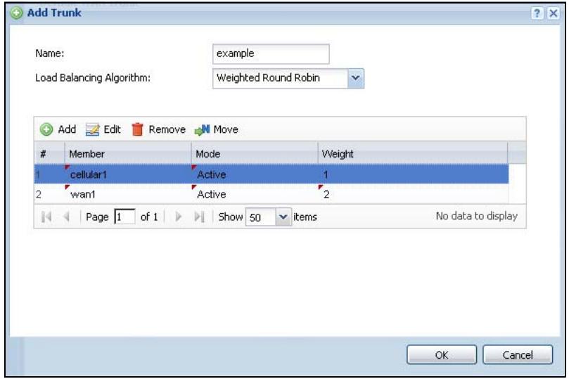 ZYXEL ZYWALL USG 20 - Configure the WAN Trunk - 1