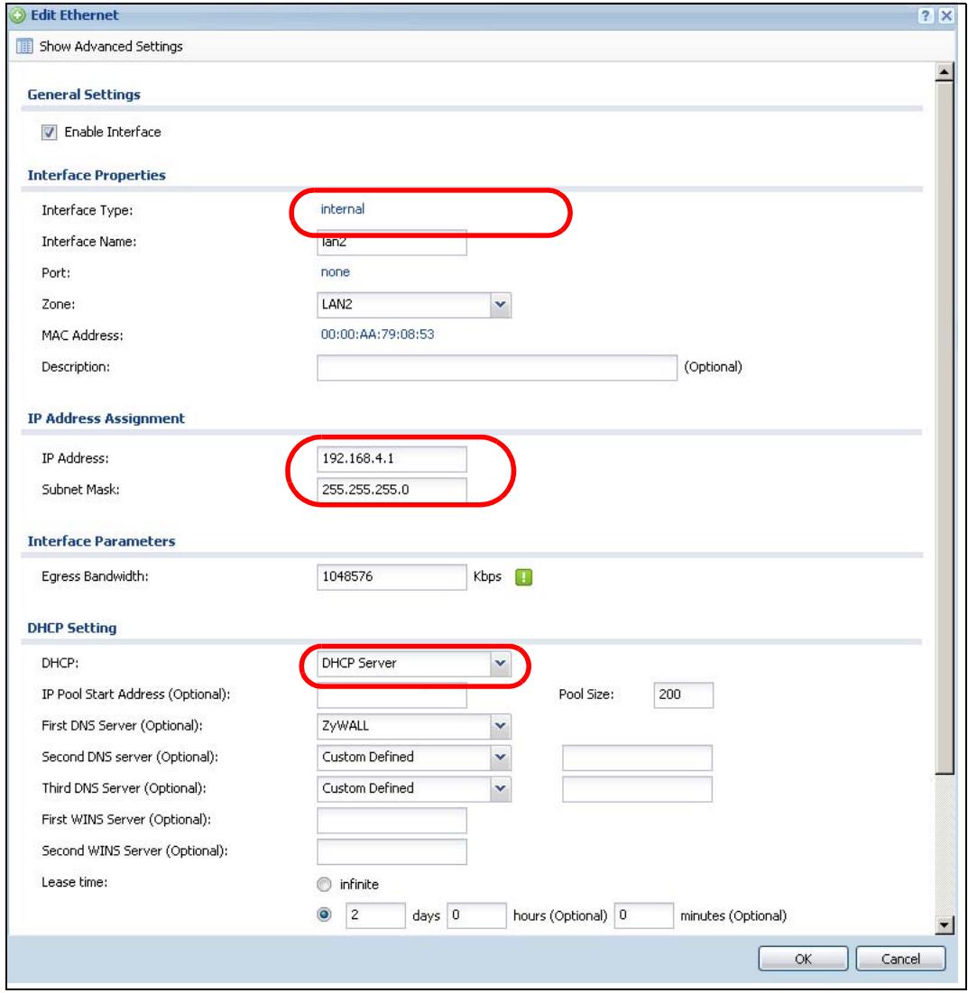ZYXEL ZYWALL USG 20 - Configure the DMZ Interface for a Local Network - 1