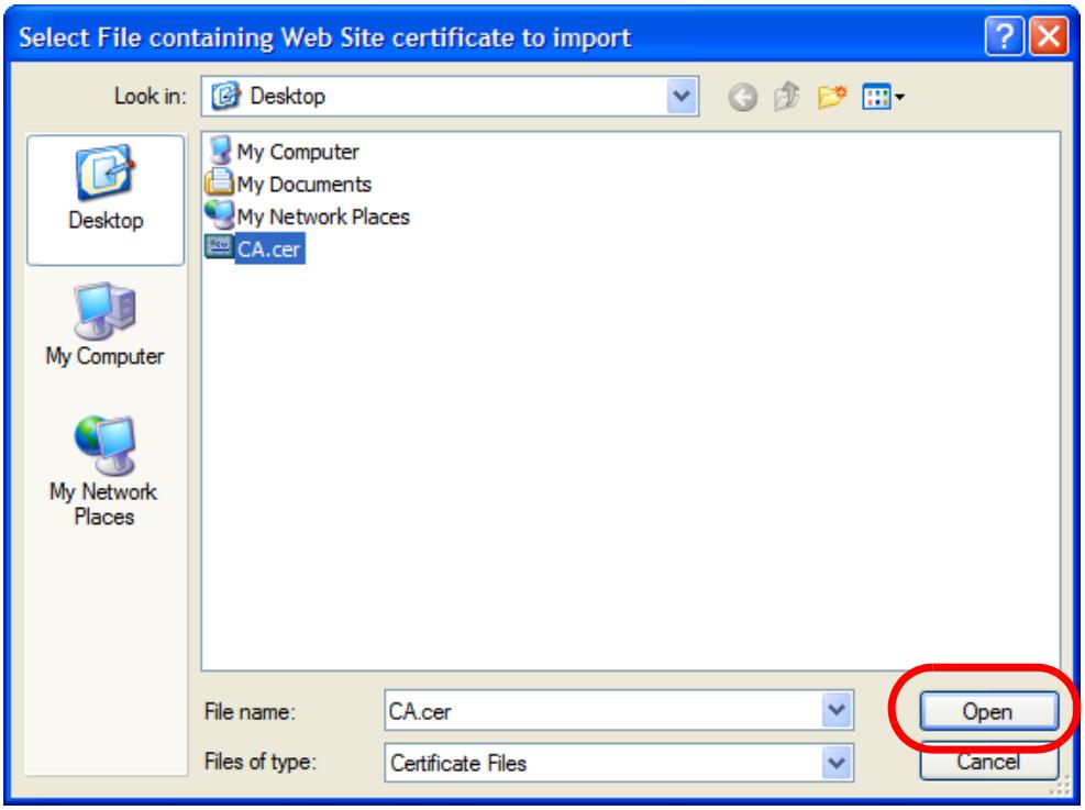 ZYXEL ZYWALL USG 20 - In the Options dialog box, click Advanced > Encryption > View Certificates. - 3