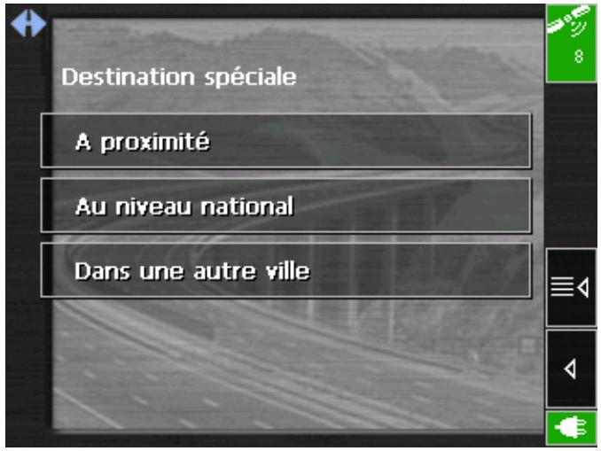 NAVIGON MOBILE NAVIGATOR 4.2 - Sélectionner une destination spéciale - 2