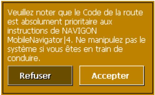 NAVIGON MOBILE NAVIGATOR 4.2 - Démarrer la navigation - 1