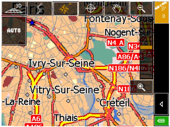 NAVIGON MOBILE NAVIGATOR 4.2 - Afficher la carte - 1