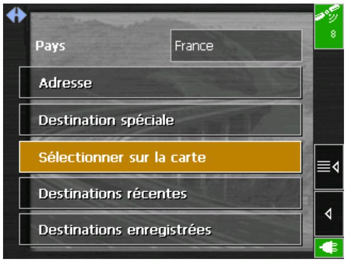 NAVIGON MOBILE NAVIGATOR 4.2 - Sélectionner une destination sur la carte - 1