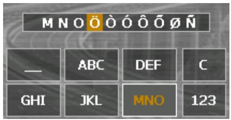 NAVIGON MOBILE NAVIGATOR 4.2 - Caractères spéciaux et accentuations - 1