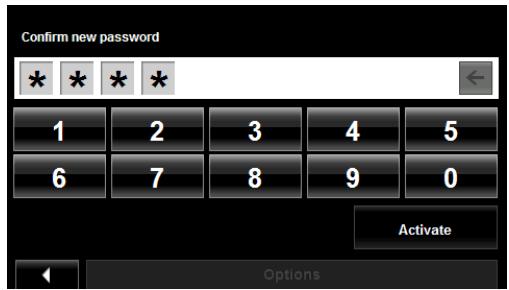 NAVIGON 5100 MAX - Setting a password - 2