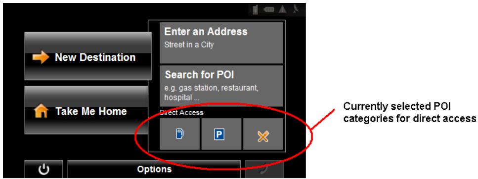 NAVIGON 5100 MAX - Selecting a Direct Access POI - 3
