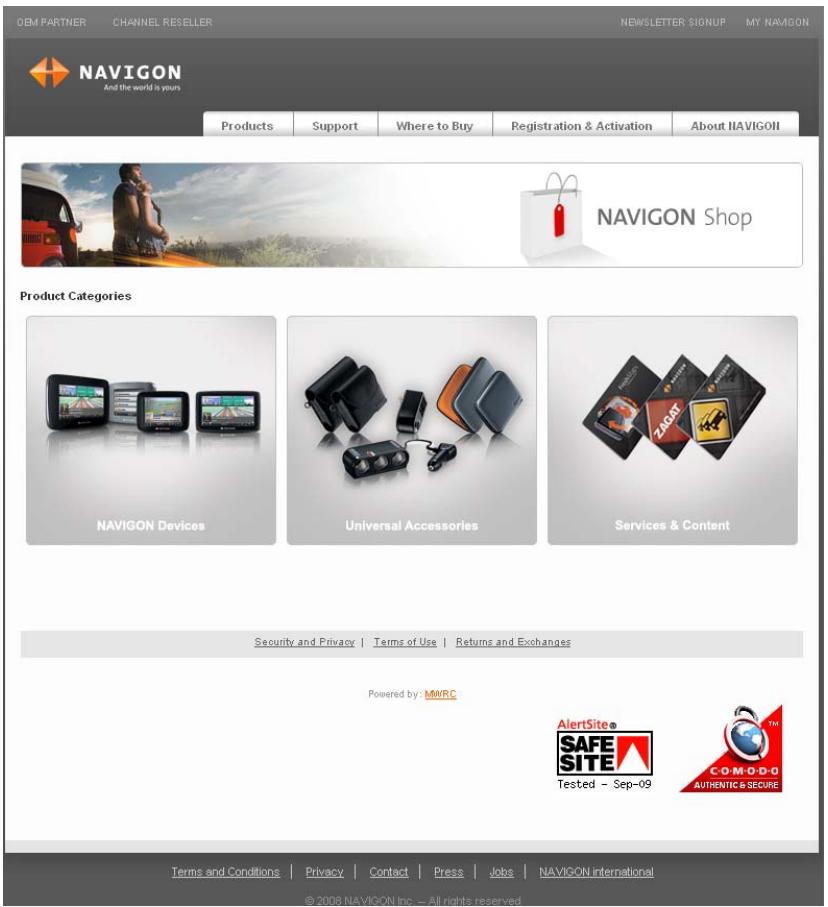 NAVIGON 5100 MAX - The NAVIGON Web Shop - 1