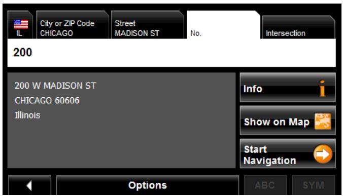 NAVIGON 5100 MAX - Tap New Destination > Enter an Address. - 8