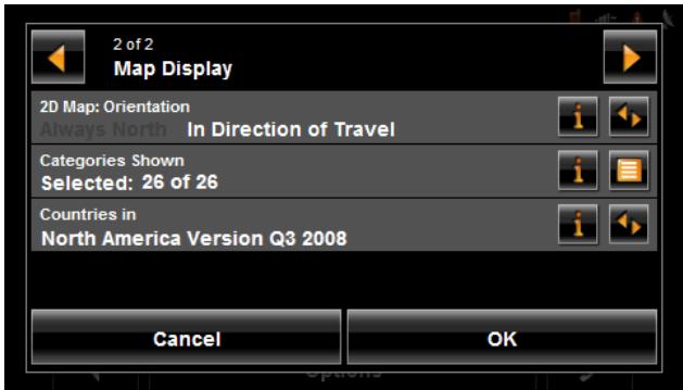 NAVIGON 5100 MAX - View information on the current map - 1