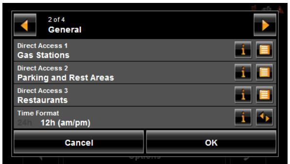 NAVIGON 5100 MAX - Specify Direct Access POI categories - 1