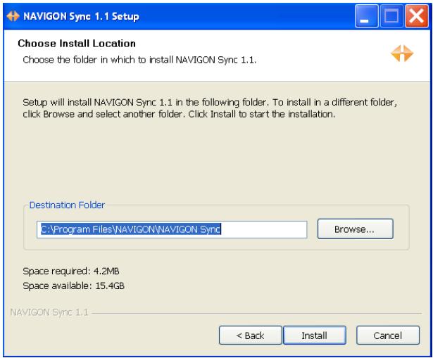 NAVIGON 5100 MAX - Download and Install the NAVIGON Sync Software - 5