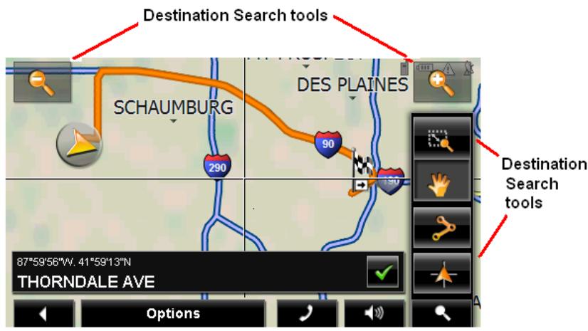NAVIGON 5100 MAX - Destination Search mode - 1