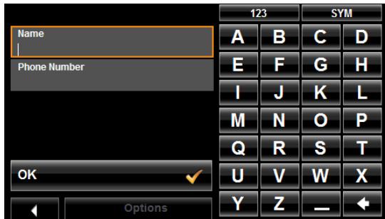 NAVIGON 5100 MAX - Tap Settings > Speed Dial. - 3