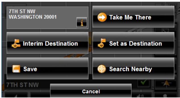NAVIGON 5100 MAX - Operating in Destination Search mode - 1