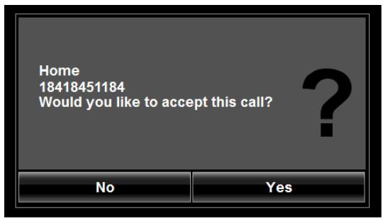 NAVIGON 5100 MAX - Answering a call - 1