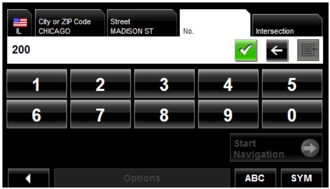 NAVIGON 5100 MAX - Tap New Destination > Enter an Address. - 5
