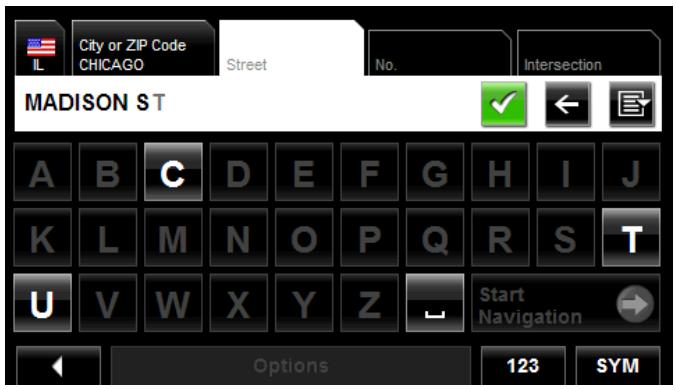 NAVIGON 5100 MAX - Tap New Destination > Enter an Address. - 4