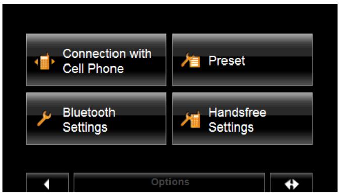 NAVIGON 5100 MAX - The Hands-Free Settings Window - 1