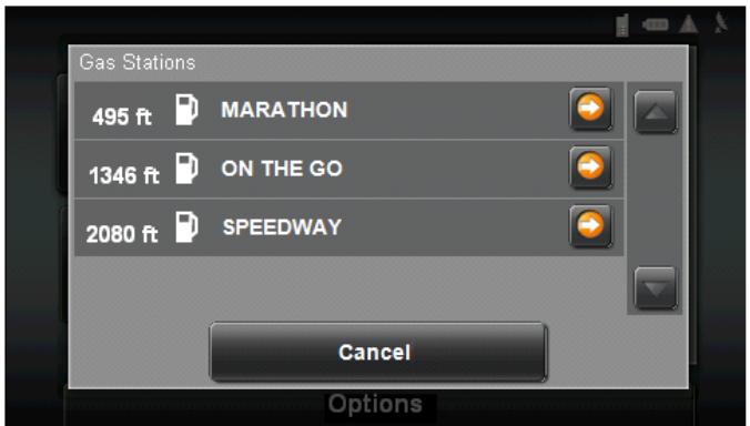 NAVIGON 5100 MAX - Selecting a Direct Access POI - 4
