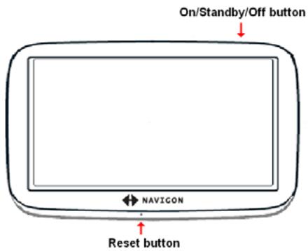 NAVIGON 5100 MAX - Turning off the NAVIGON 5100 max - 2