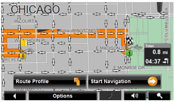 NAVIGON 5100 MAX - Selecting a Direct Access POI - 5