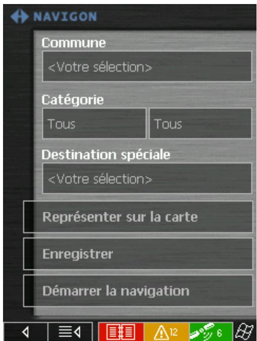 NAVIGON MOBILENAVIGATOR 4.0 - Destination spéciale dans une autre ville - 1