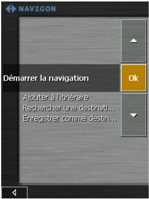 NAVIGON MOBILENAVIGATOR 4.0 - Sélectionner une destination sur la carte - 4