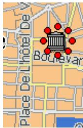 NAVIGON MOBILENAVIGATOR 4.0 - Sélectionner une destination sur la carte - 2