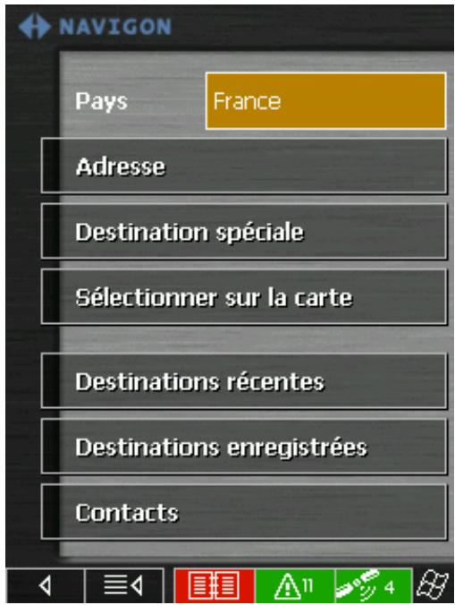 NAVIGON MOBILENAVIGATOR 4.0 - Indication de destinations - 1