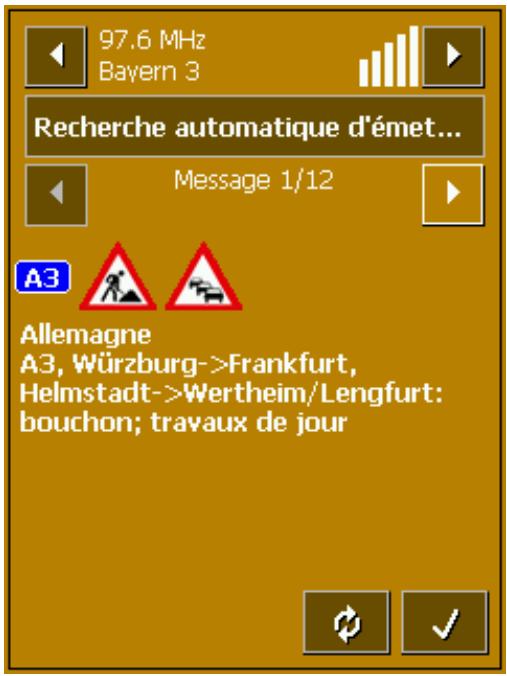 NAVIGON MOBILENAVIGATOR 4.0 - Utiliser la fonctionnalité TMC pour la navigation - 2