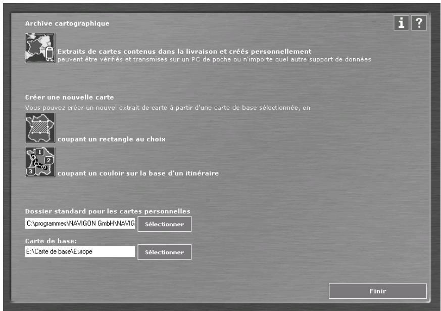 NAVIGON MOBILENAVIGATOR 4.0 - Menu principal - 1