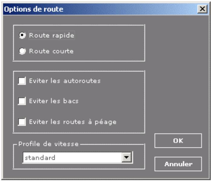 NAVIGON MOBILENAVIGATOR 4.0 - Définir les options de route - 1