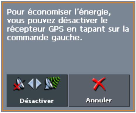 NAVIGON MOBILENAVIGATOR 5 - Activer / désactiver le récepteur GPS - 1