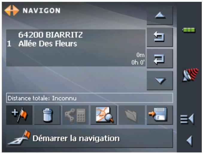 NAVIGON MOBILENAVIGATOR 5 - Indiquer des points d'étape - 4