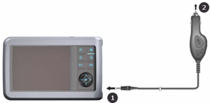 NAVIGON MOBILENAVIGATOR 5 - Montage du kit de navigation dans le véhicule - 3