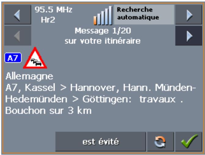 NAVIGON MOBILENAVIGATOR 5 - Considérer les informations routières - 4