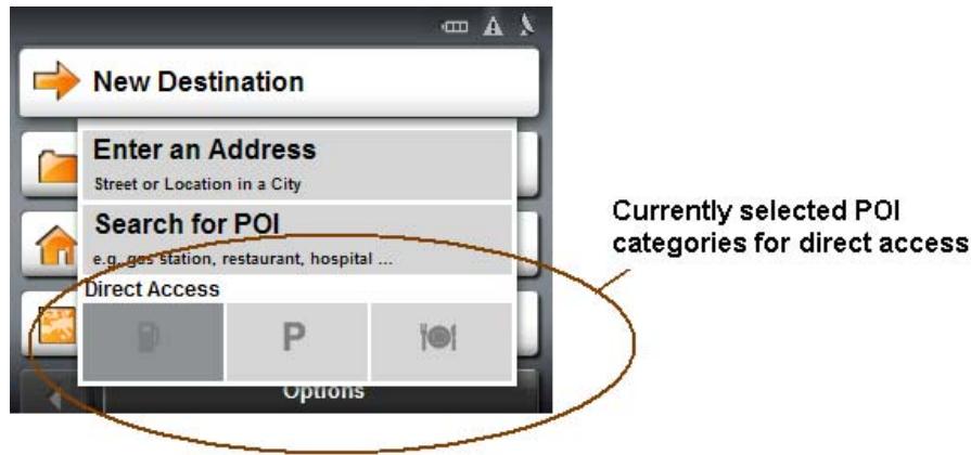 NAVIGON 2120 - Direct Access POIs - 2