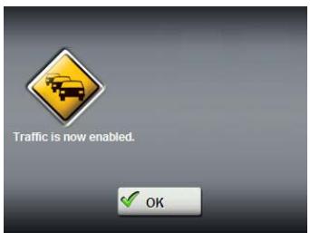 NAVIGON 2120 - Activating an Optional Accessory Service - 5
