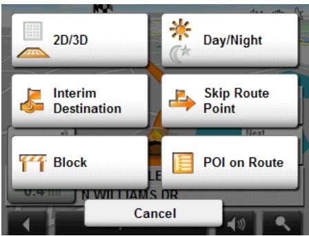 NAVIGON 2120 - Map functions in Navigation mode - 1