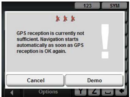NAVIGON 2120 - No GPS reception - 1