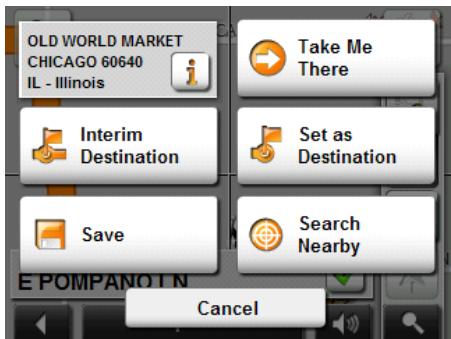 NAVIGON 2120 - Operating in Destination search mode - 1